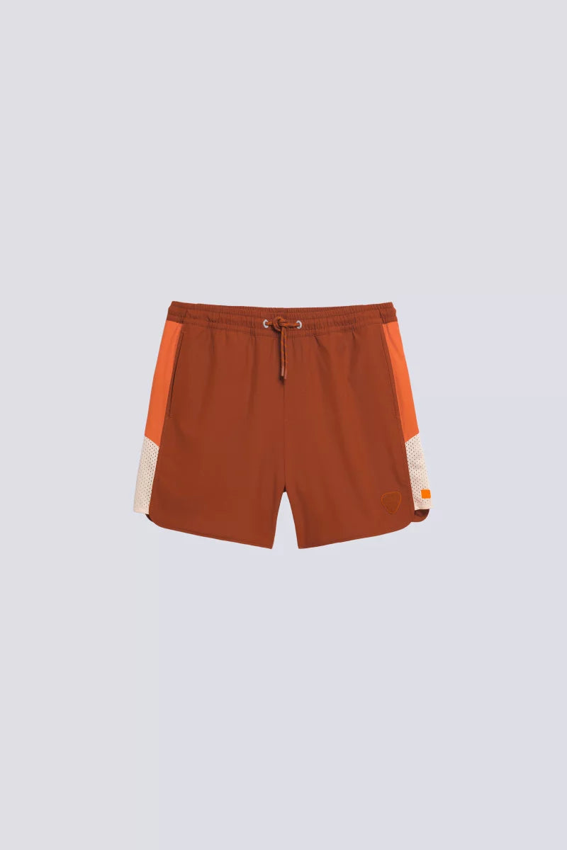 Short de bain Stretch Samy Terracotta/Orangette