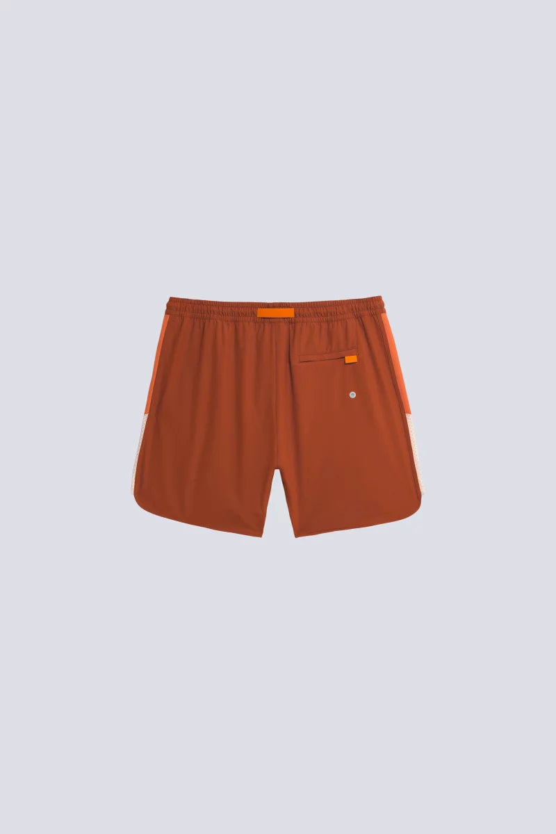 Short de bain Stretch Samy Terracotta/Orangette
