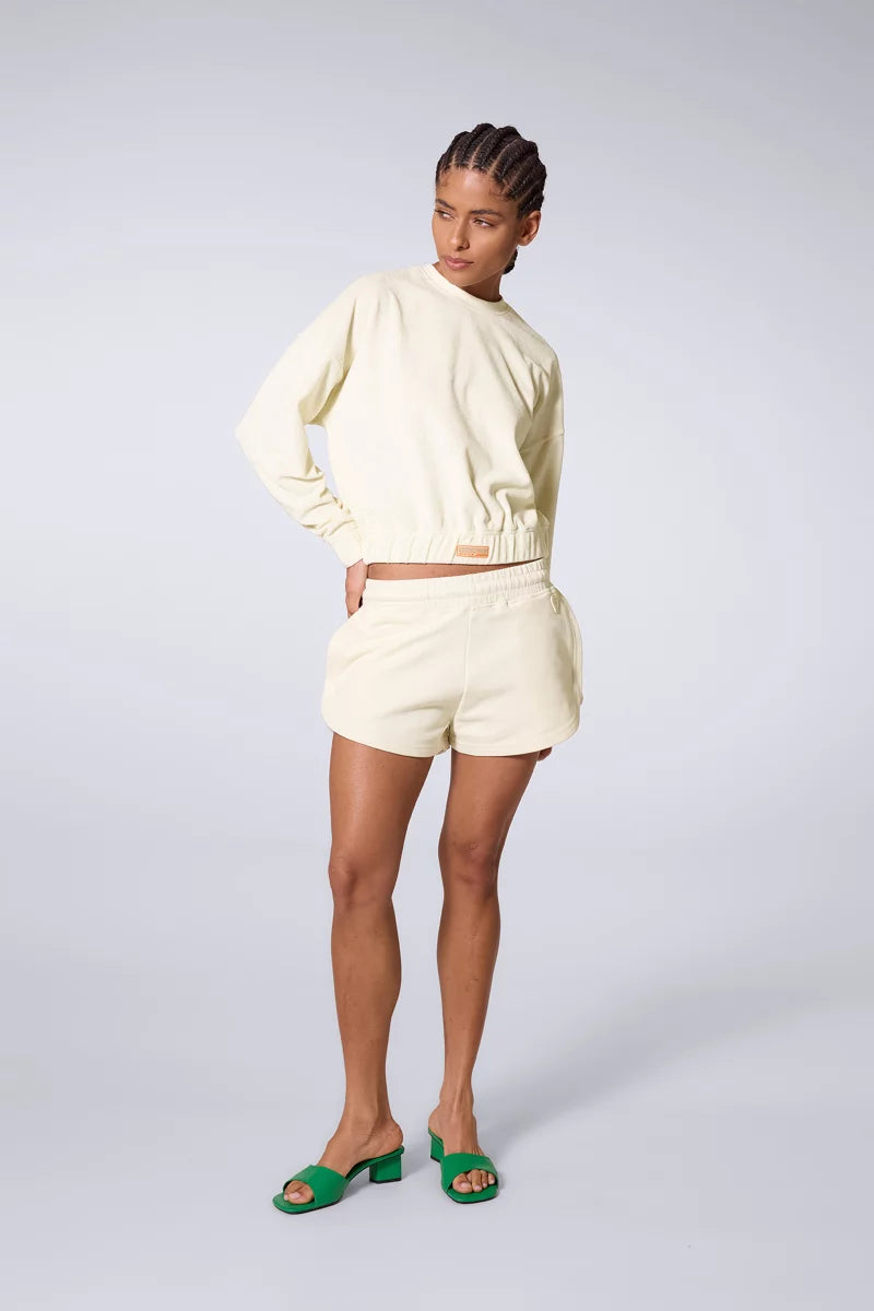 Sweat Ample Éponge Soleia Creme
