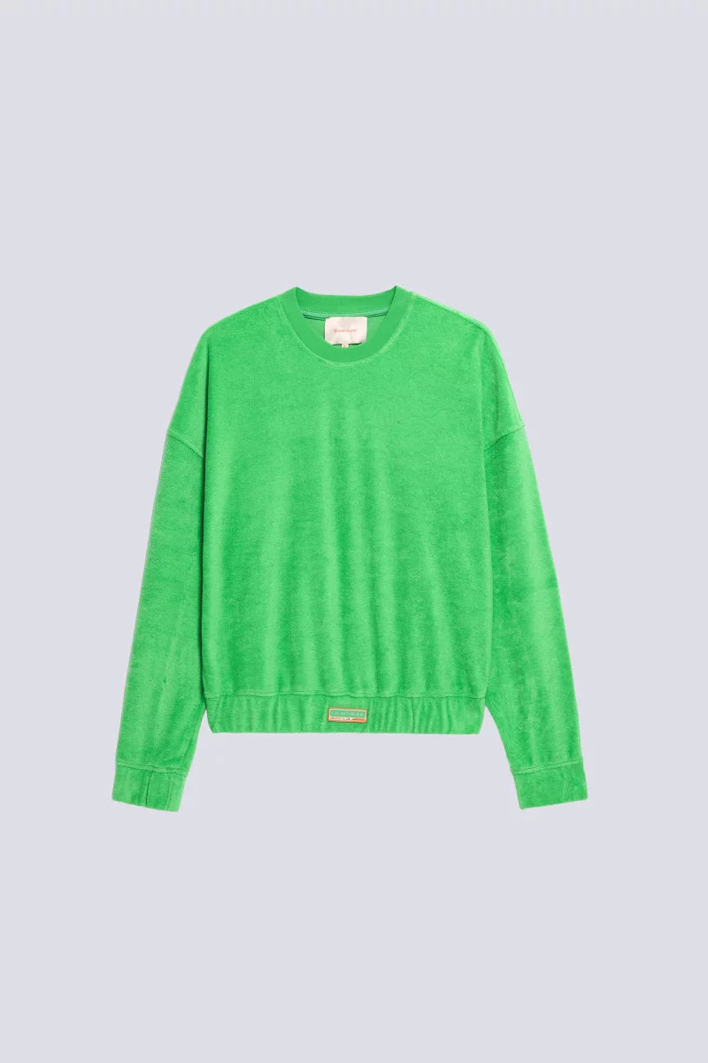 Sweat Ample Éponge Soleia Vert