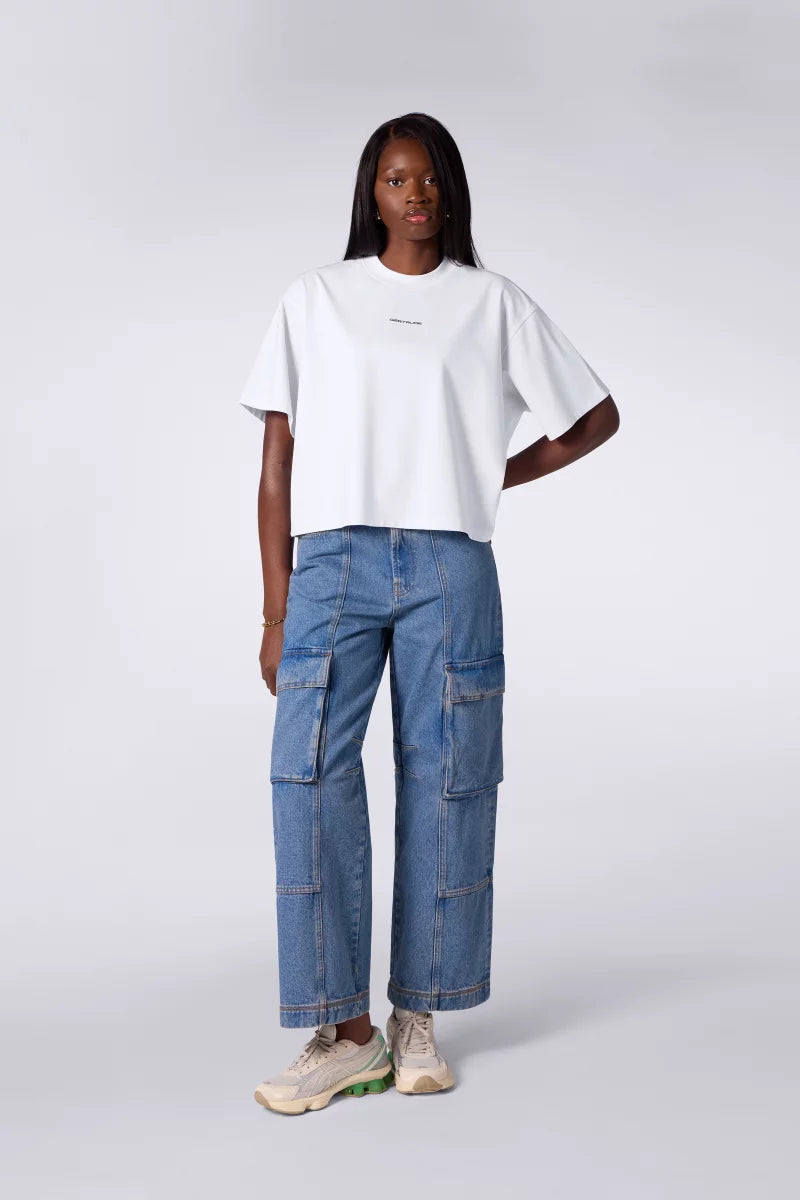 T-shirt Ample Suzy Blanc