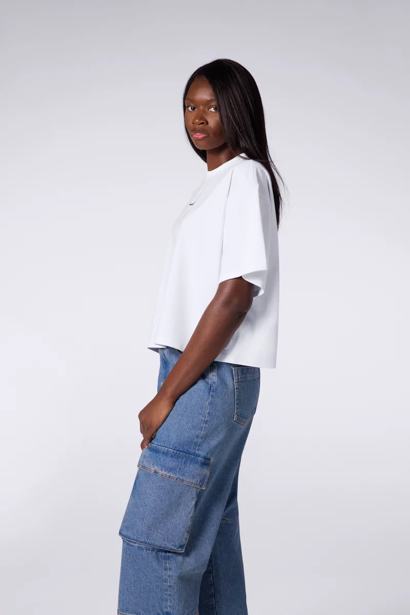 T-shirt Ample Suzy Blanc