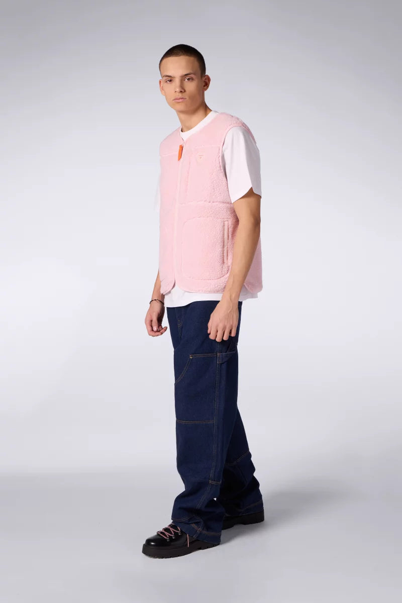 Veste Sans Manches Sherpa Tengo Mixte Blush