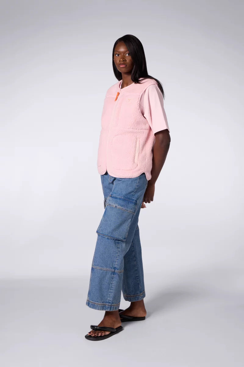 Veste Sans Manches Sherpa Tengo Mixte Blush