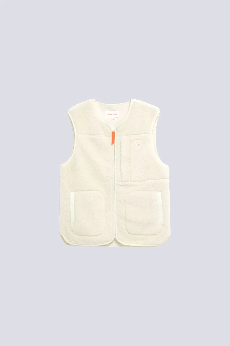 Veste Sans Manches Sherpa Tengo Mixte Creme