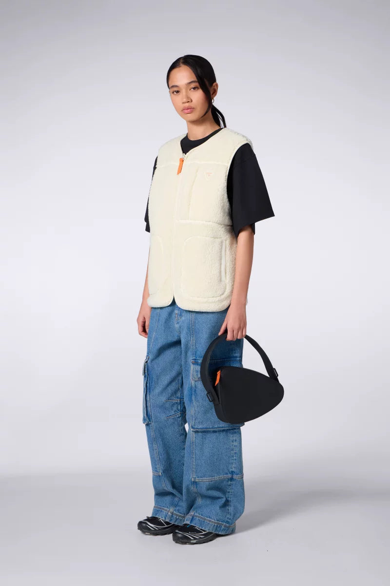 Veste Sans Manches Sherpa Tengo Mixte Creme