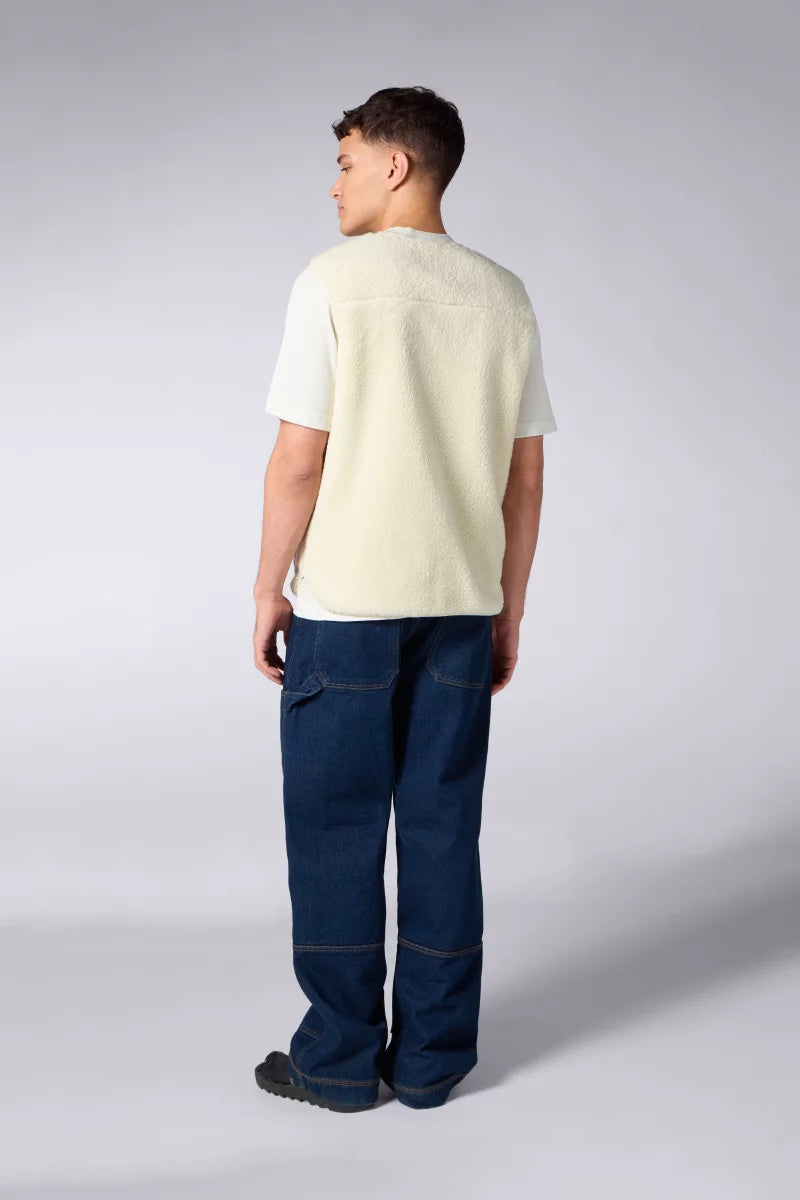 Veste Sans Manches Sherpa Tengo Mixte Creme