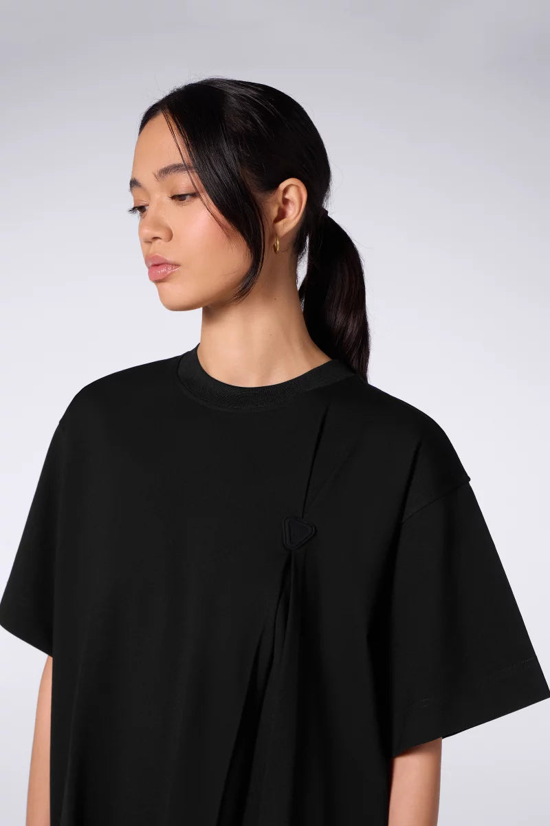 T-shirt Long Tiarra Black
