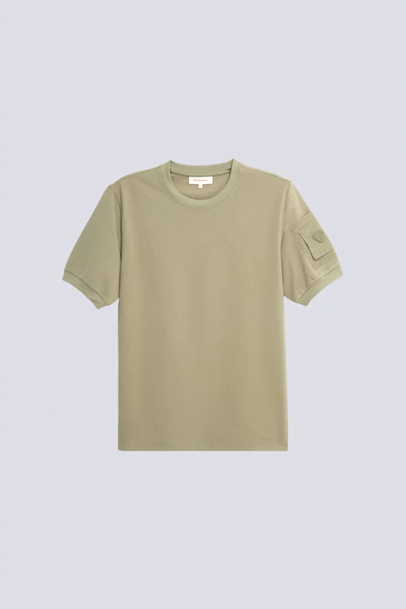 T-shirt Double Poche Timeo Granite