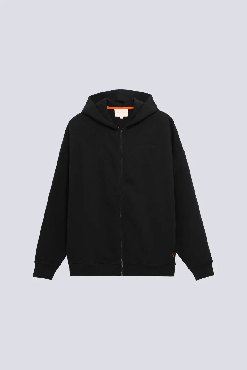 Hoodie Zippé Titus Mixte Black
