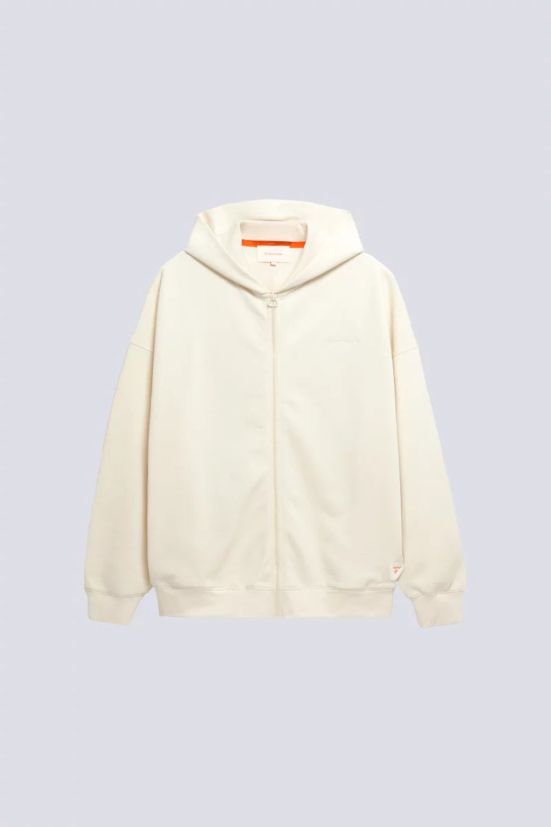 Hoodie Zippé Titus Mixte Creme