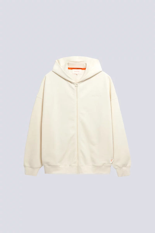 Hoodie Zippé Titus Mixte Creme