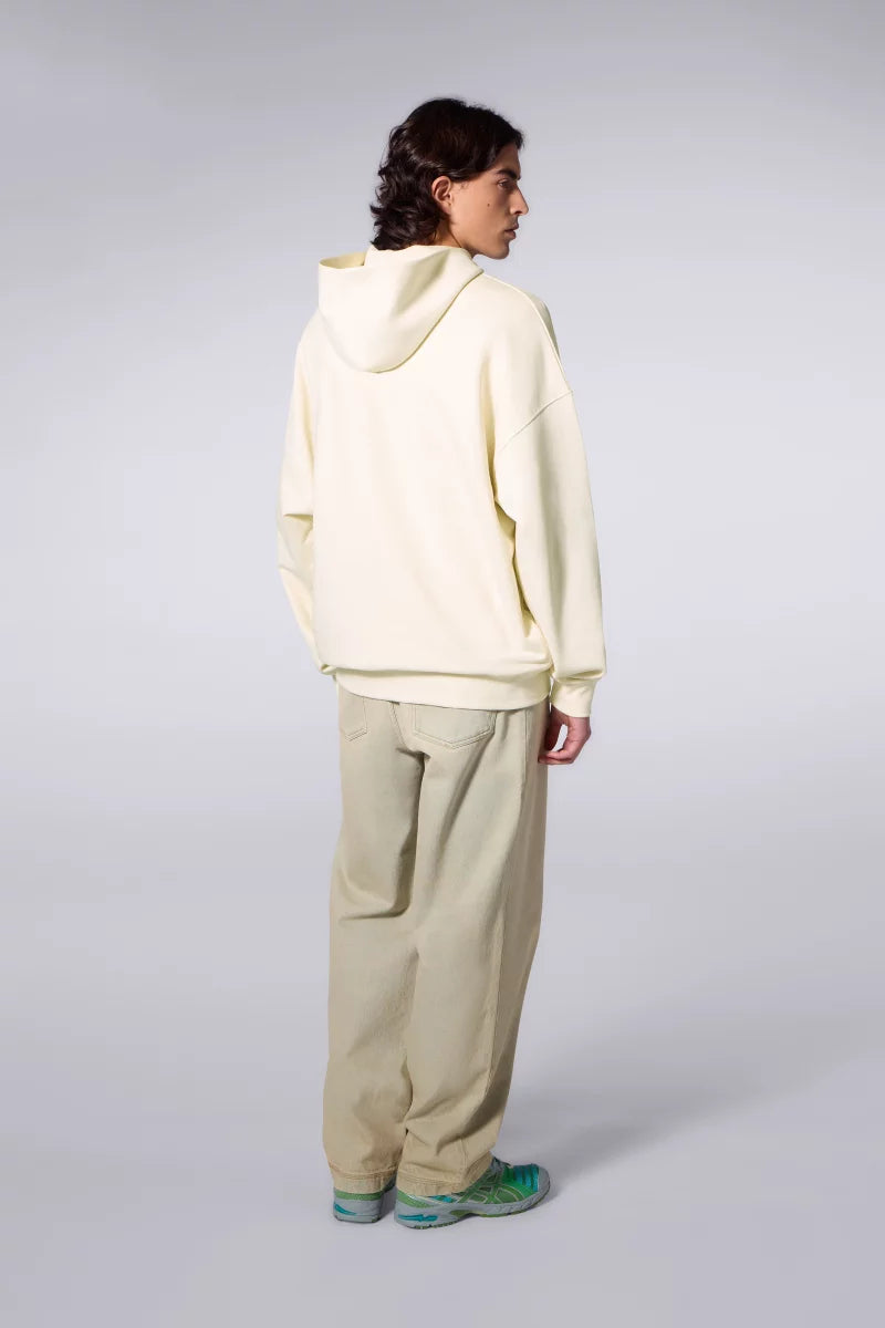 Hoodie Zippé Titus Mixte Creme