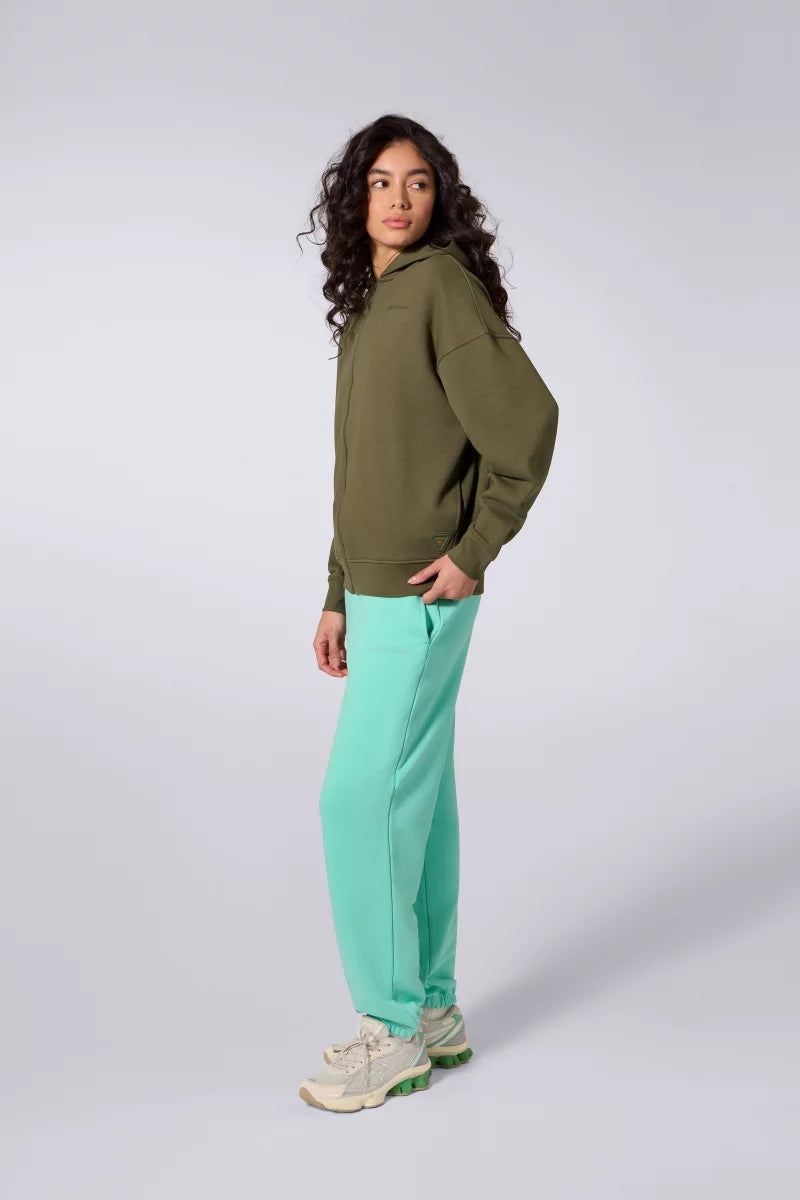 Hoodie Zippé Titus Mixte Khaki