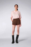 Mini Short Sport Uma Chocolat/Blush