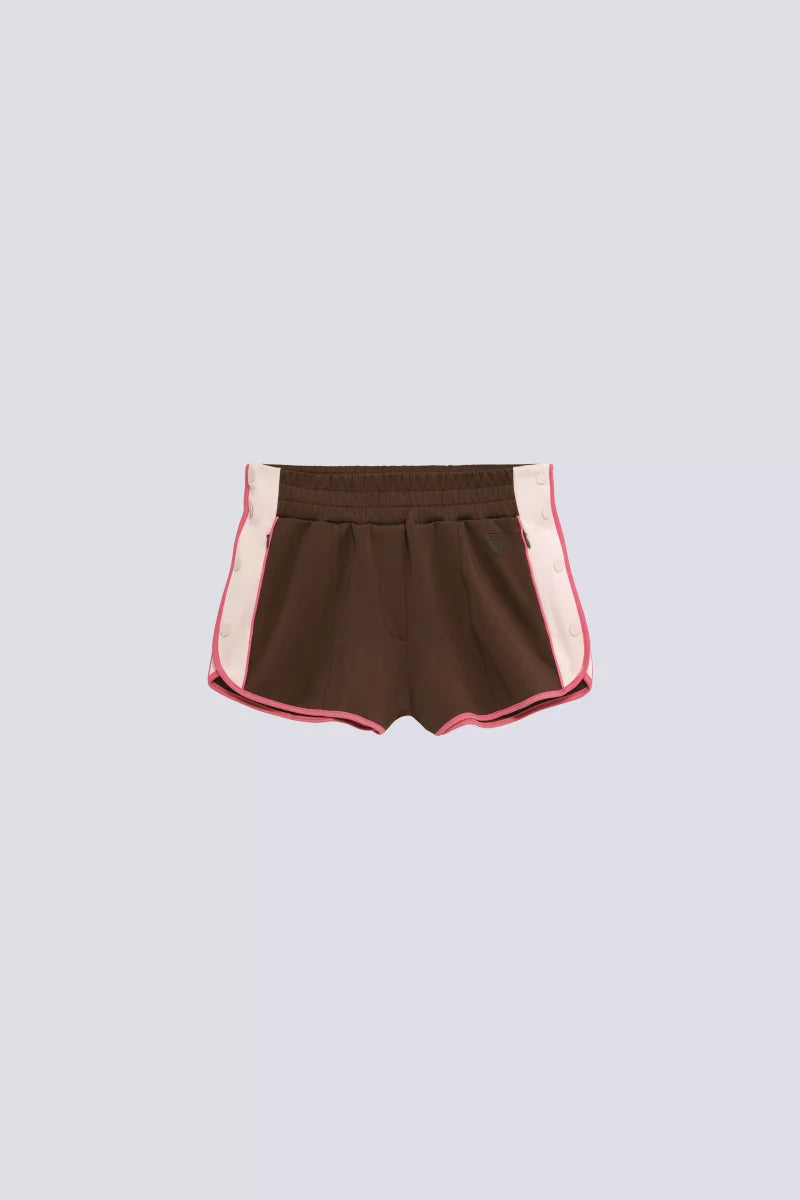 Mini Short Sport Uma Chocolat/Blush