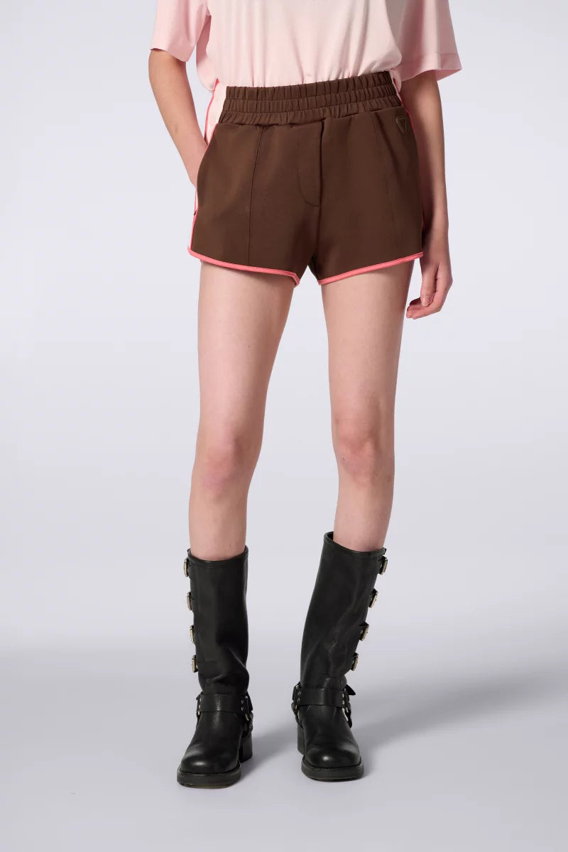 Mini Short Sport Uma Chocolat/Blush