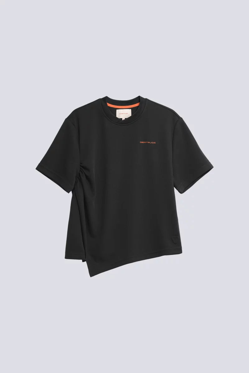 Top Asymétrique Acétate Willy Black