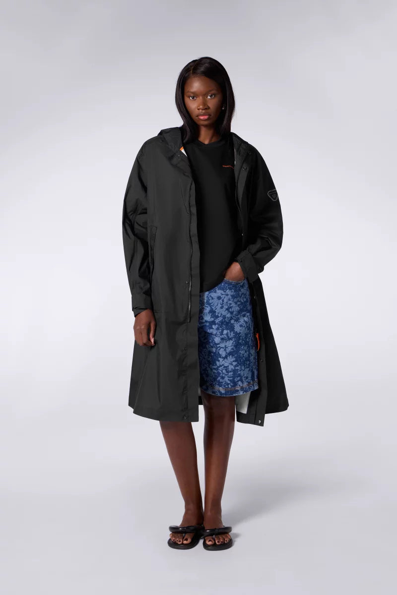 Top Asymétrique Acétate Willy Black