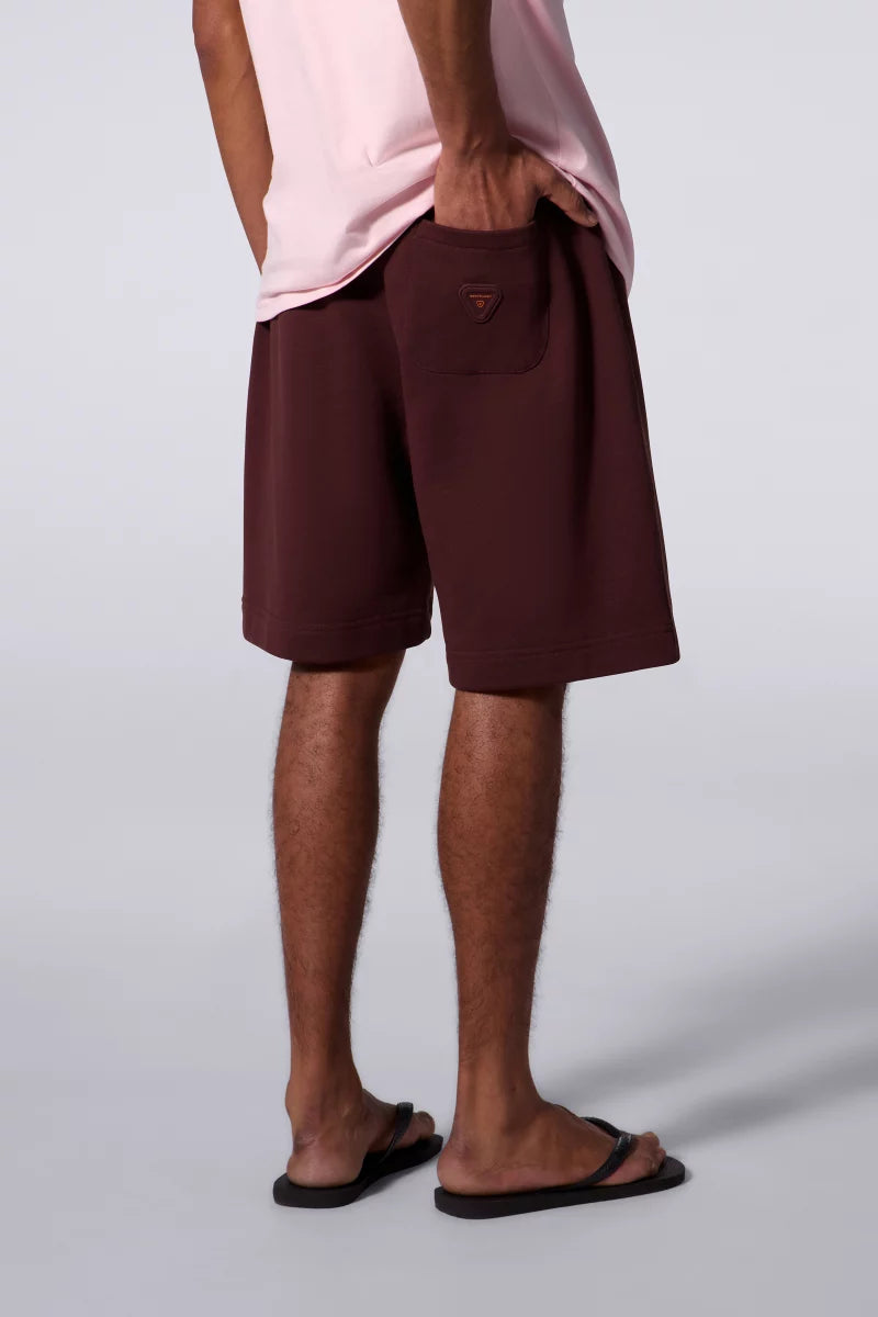 Short Ample Molleton Yann Bordeaux